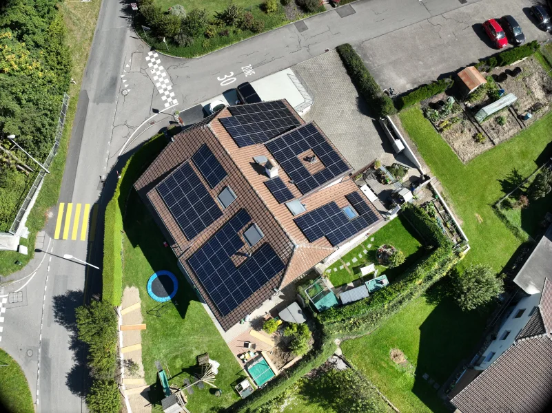 Solar Anlage Ruswil Aufdach