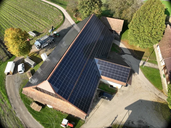 Solar-Anlage, Scheune Menznau