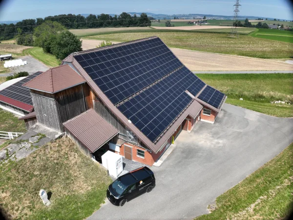 Solaranlage im Contracting Modell Ruswil